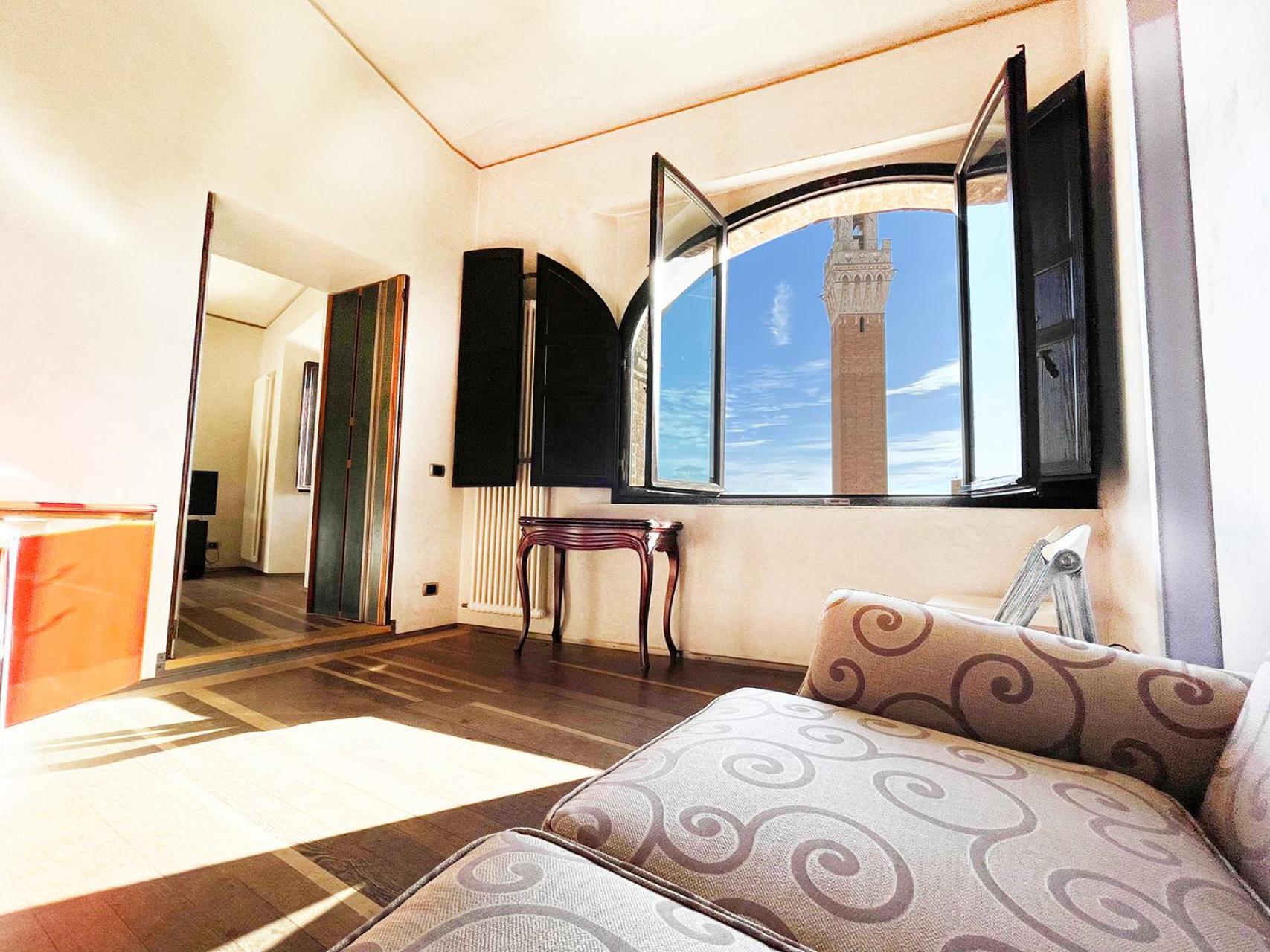 Ferienwohnung Il Campo 8: Piazza Del Campo Siena Exterior foto