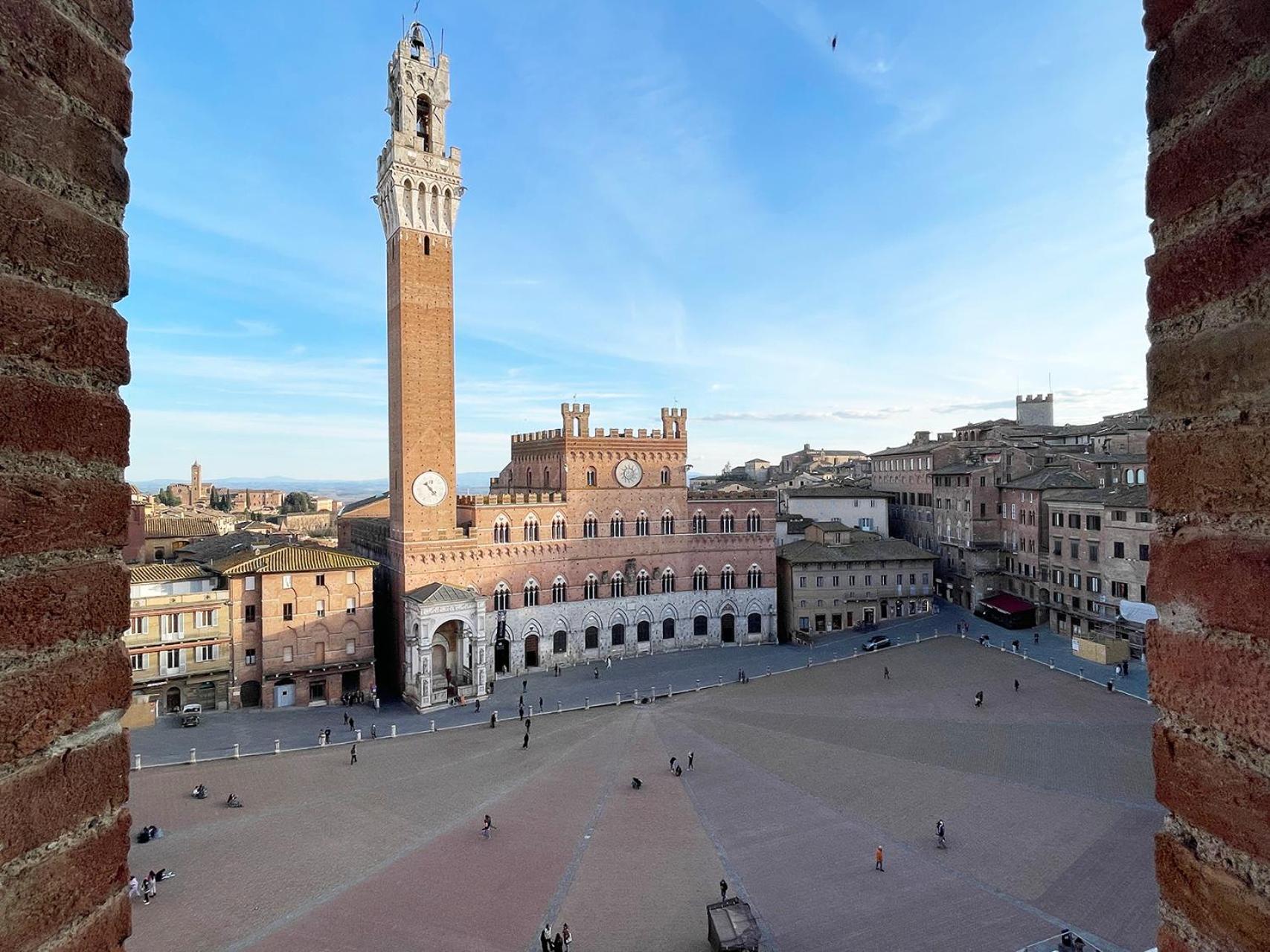 Ferienwohnung Il Campo 8: Piazza Del Campo Siena Exterior foto