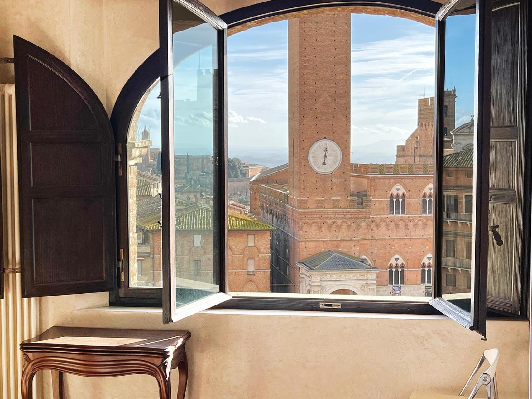 Ferienwohnung Il Campo 8: Piazza Del Campo Siena Exterior foto